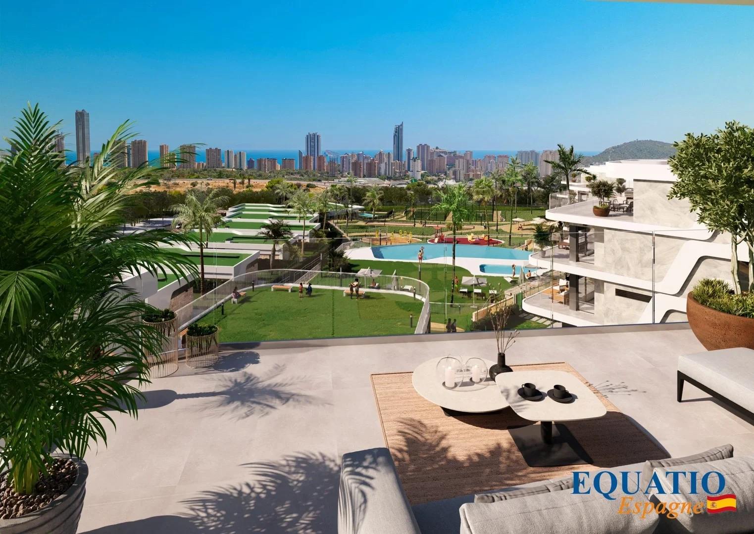 1 - продажа квартира вид моря finestrat - costa blanca валенсия испания