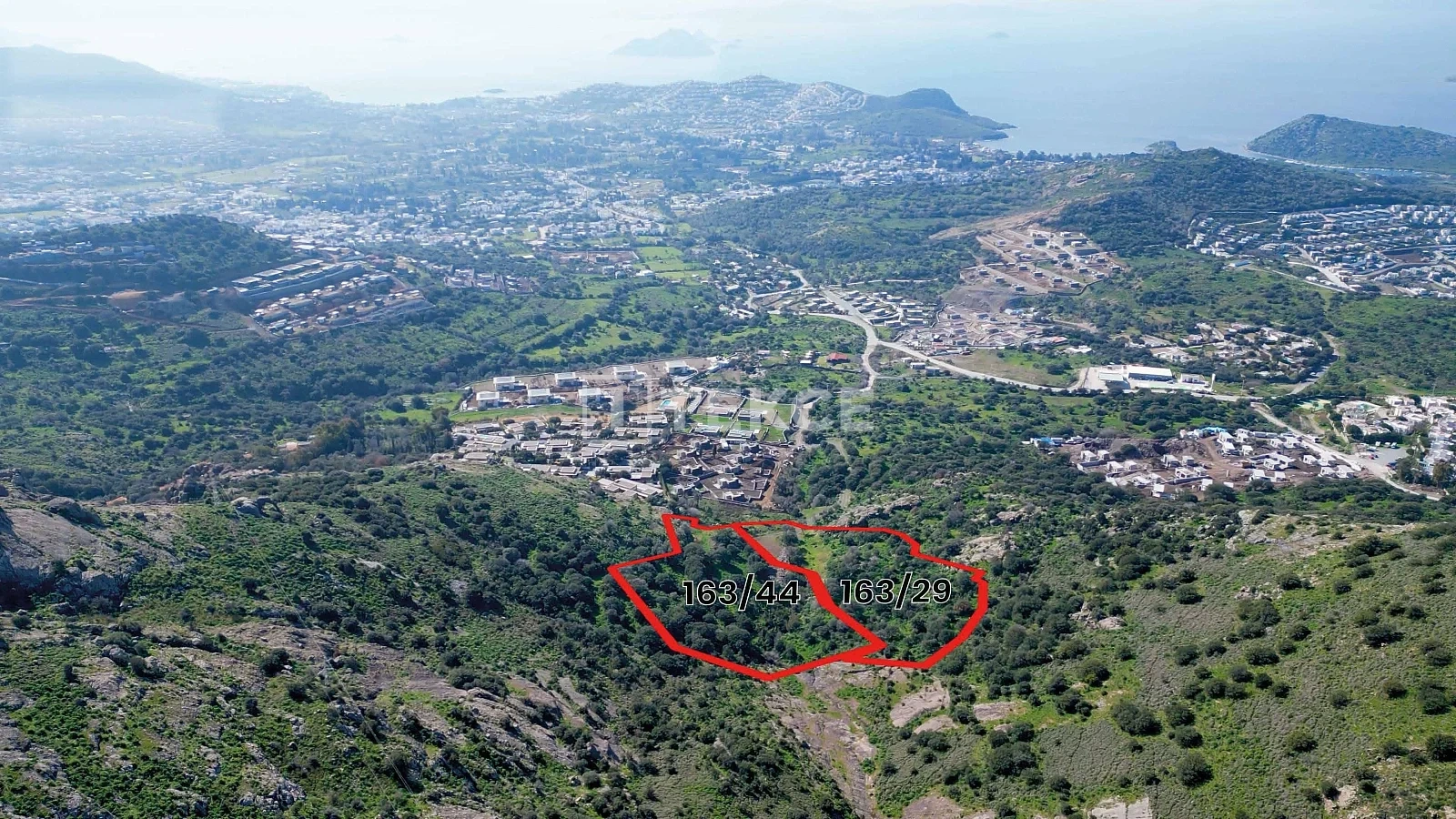 1 - sea view plot of land for sale in bodrum muğla turkey