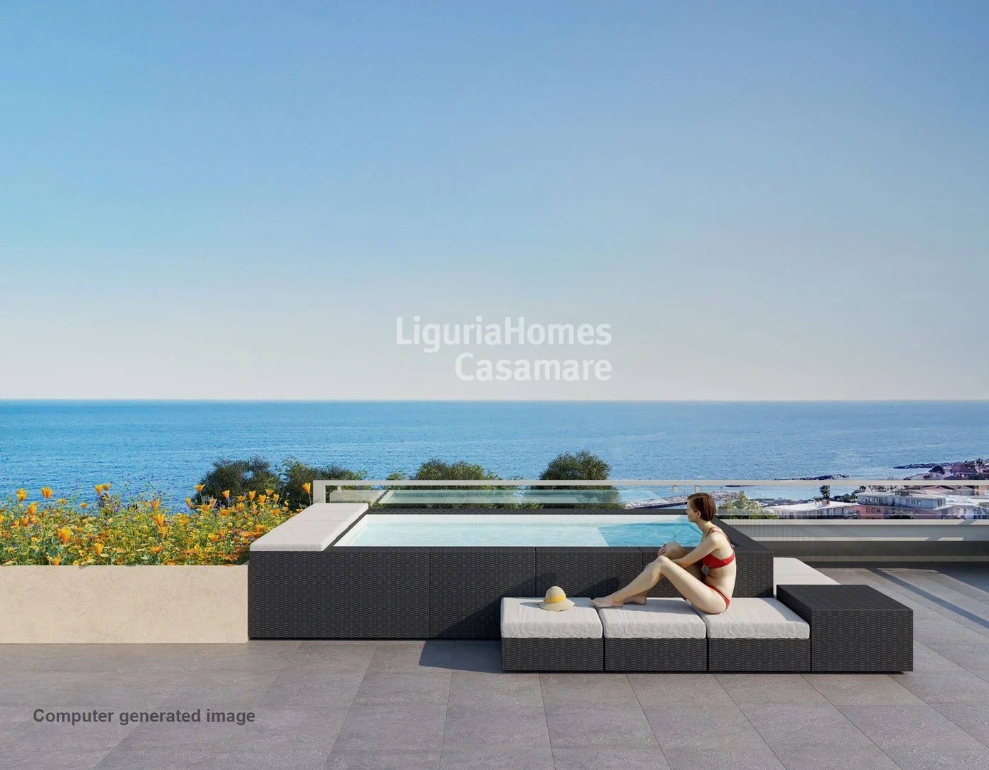 1 - продажа квартира вид моря santo stefano al mare лигурия италия