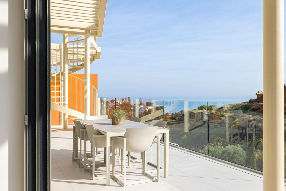 1 - verkoop appartement uitzicht op zee mijas andalusië spanje