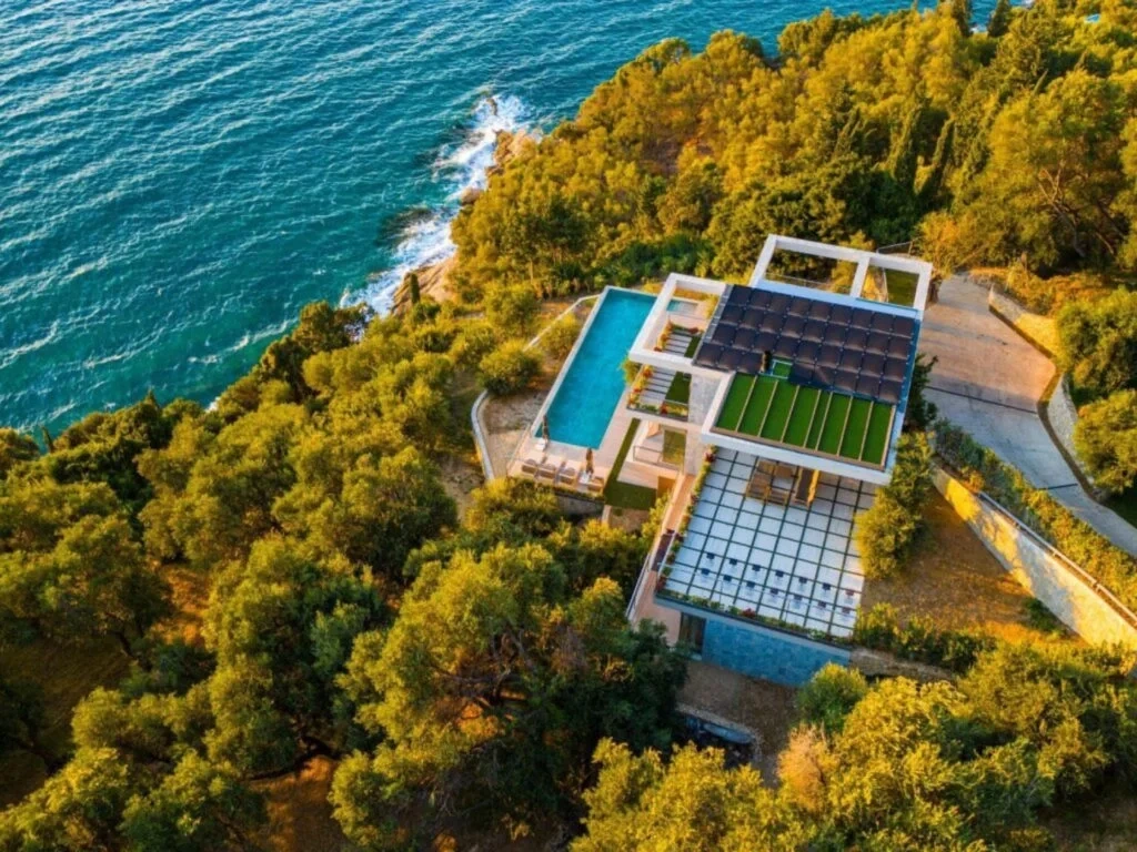 1 - vente propriété vue mer corfu îles ioniennes grèce