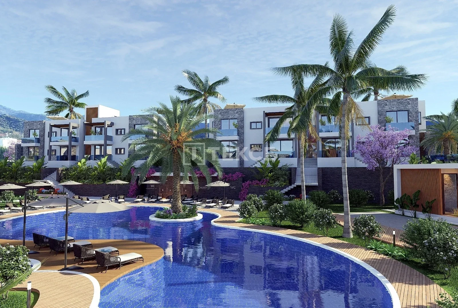2 - verkoop appartement uitzicht op zee girne kyrenia cyprus