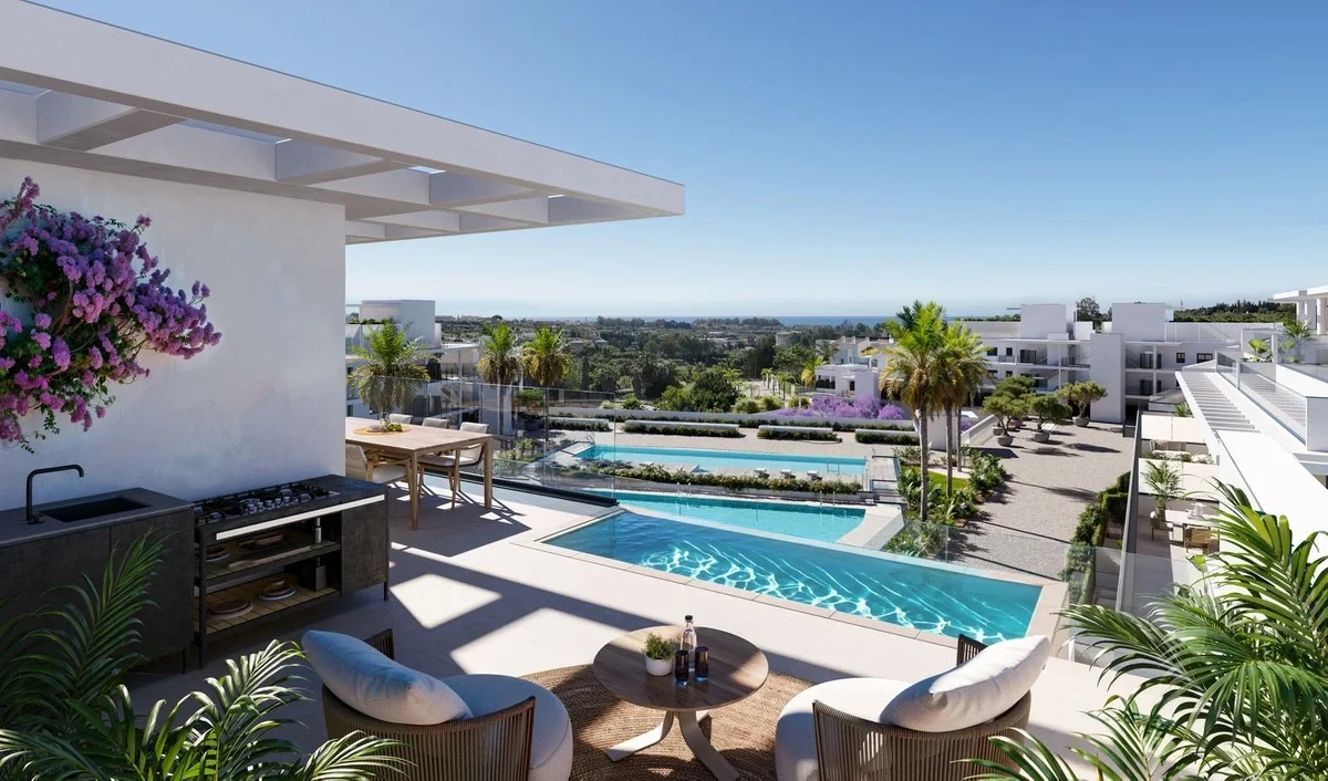 2 - продажа квартира вид моря estepona - costa del sol андалусия испания