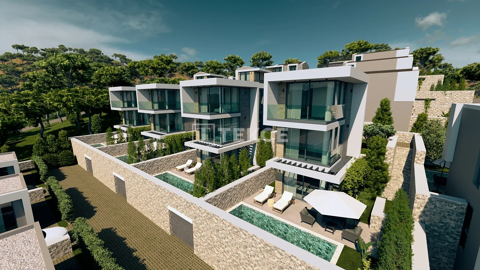 1 - vente maison vue mer kas antalya turquie