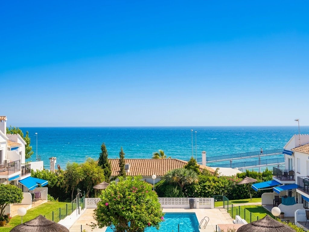 1 - venta apartamento vista al mar mijas andalucía españa