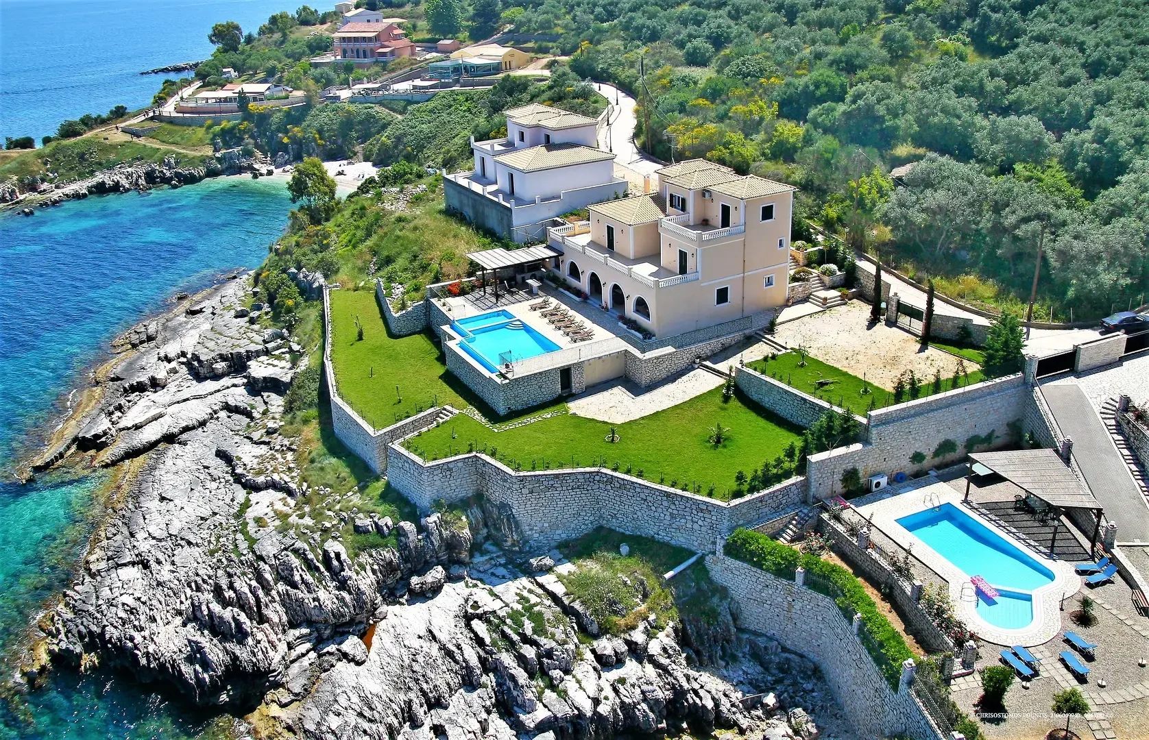 1 - vente maison corfu îles ioniennes grèce