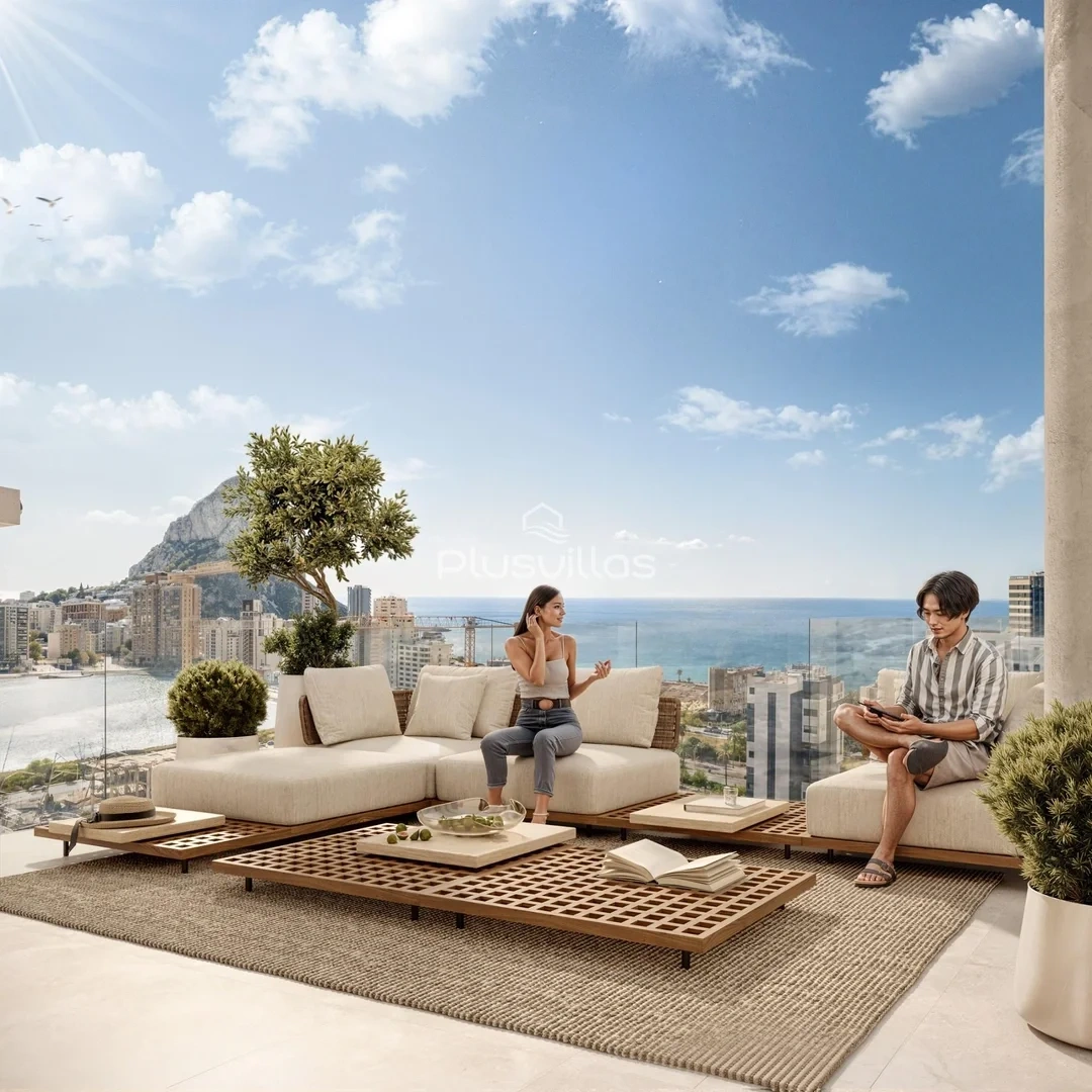 1 - vente appartement pieds dans l'eau calpe - costa blanca communauté valencienne espagne