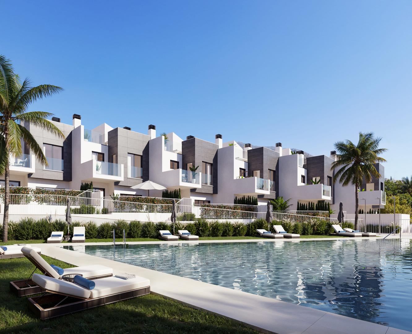 1 - Neubauprojekt Maisons de ville sur les hauteurs de Fuengirola fuengirola - costa del sol andalusien spanien