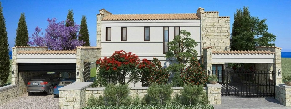 1 - продажа villa вид моря paphos пафос кипр