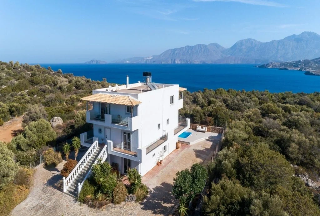 1 - vente villa vue mer agios nikolaos crète grèce