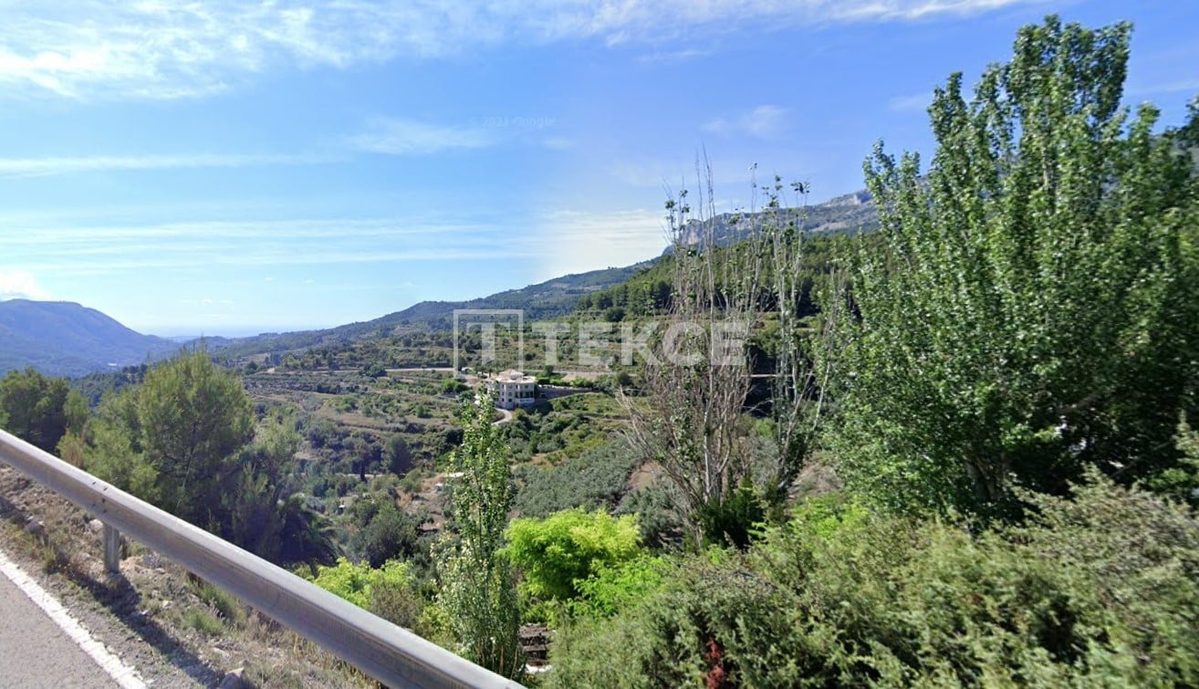1 - sea view plot of land for sale in el castell de guadalest valencian community spain