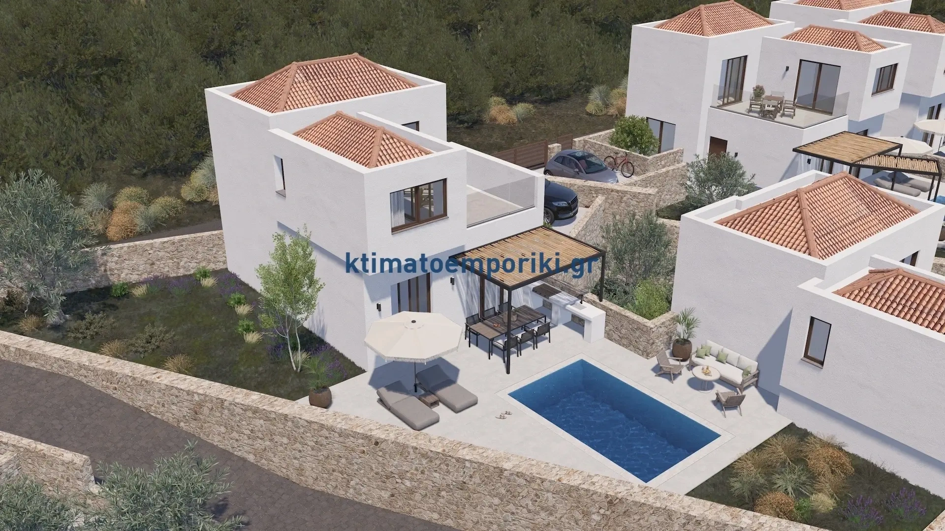 2 - venda casa vista de mar rhodes egeu meridional grécia