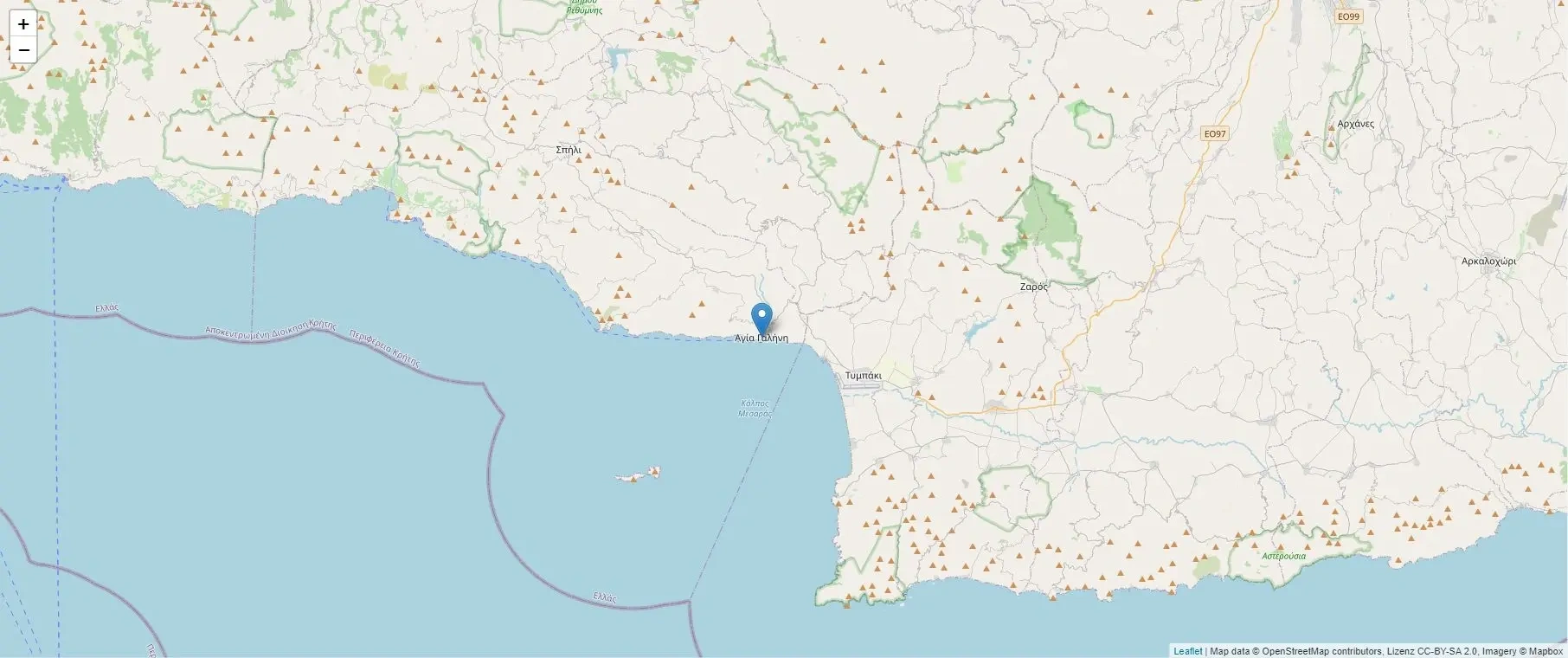 2 - vente terrain agia galini crète grèce