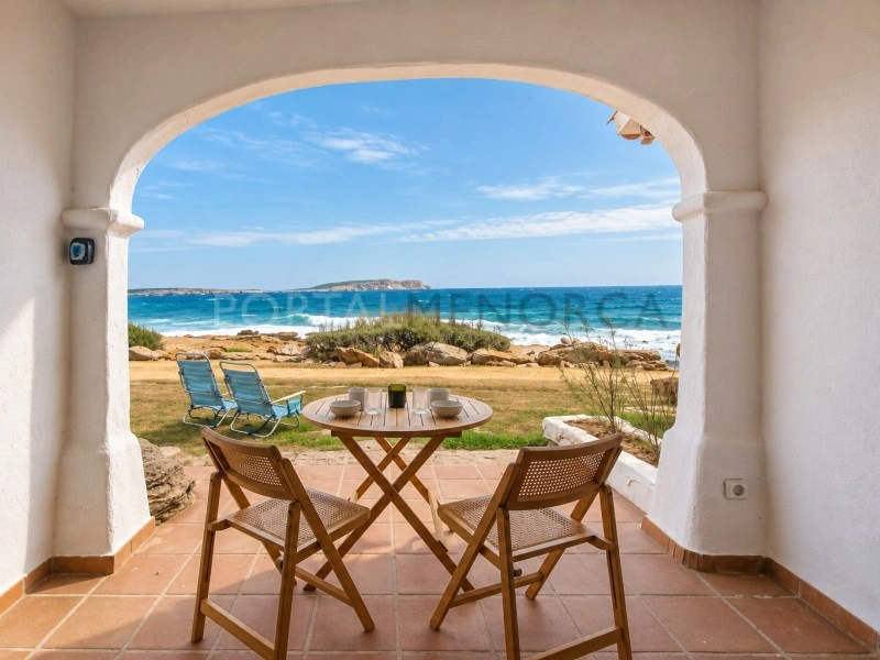 1 - sea view apartment for sale in es mercadal minorca - balearic islands spain
