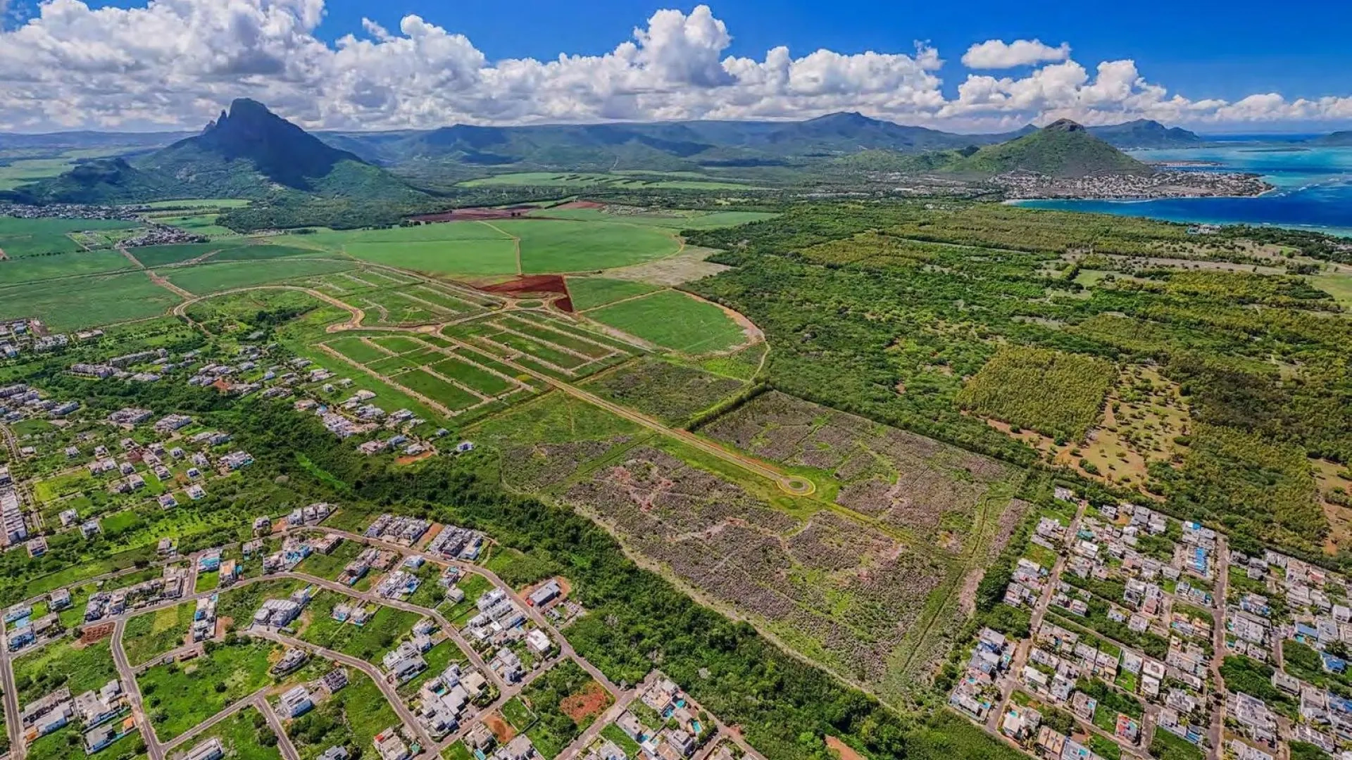 1 - sea view plot of land for sale in flic en flac rivière noire mauritius