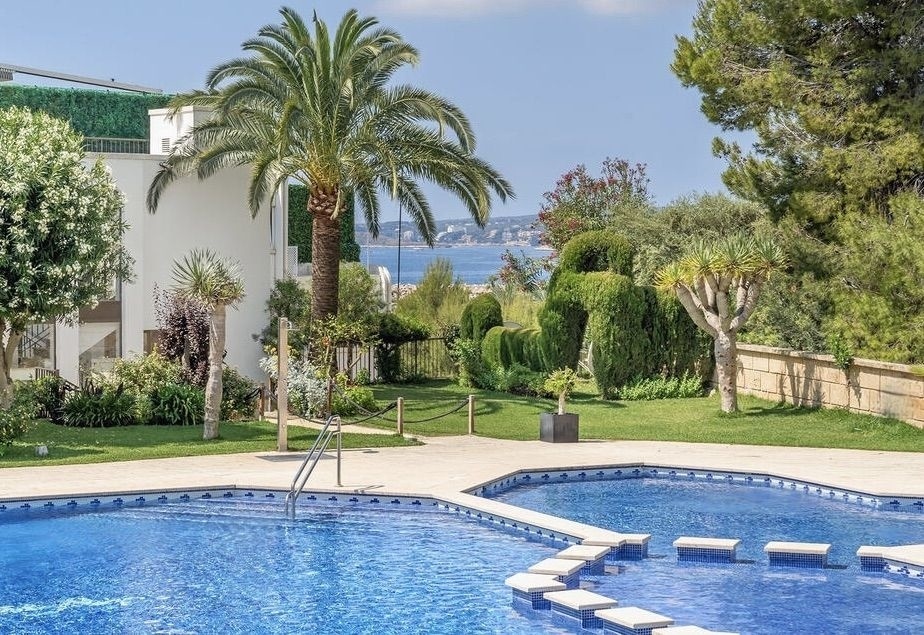 1 - sea view apartment for sale in portals nous majorca - balearic islands spain