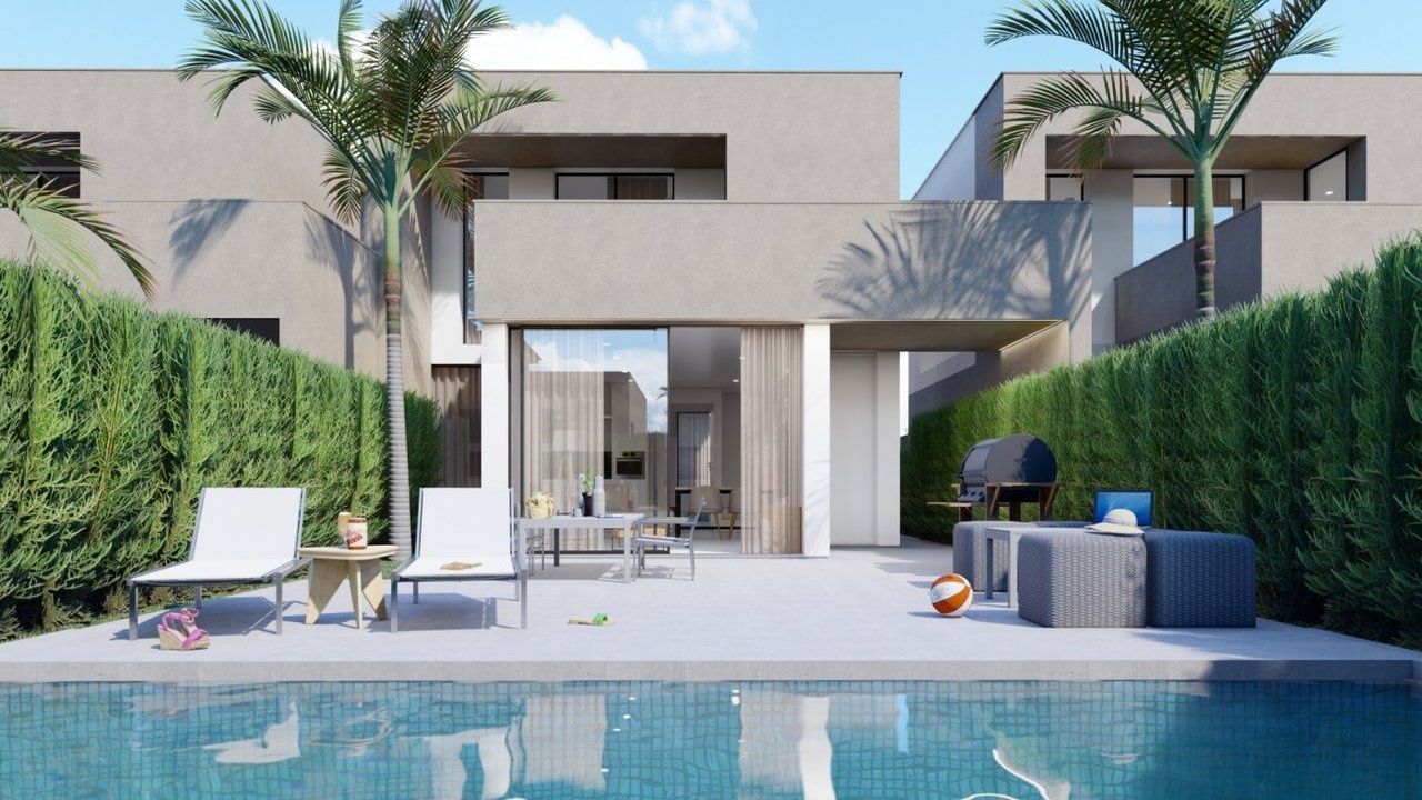 2 - vente maison plage à pied los urrutias région de murcie espagne