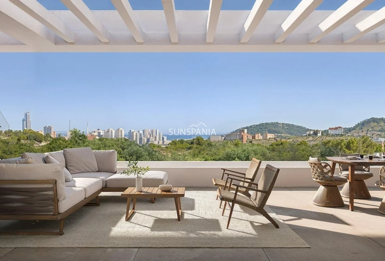 1 - verkoop appartement uitzicht op zee finestrat - costa blanca valencian community spanje