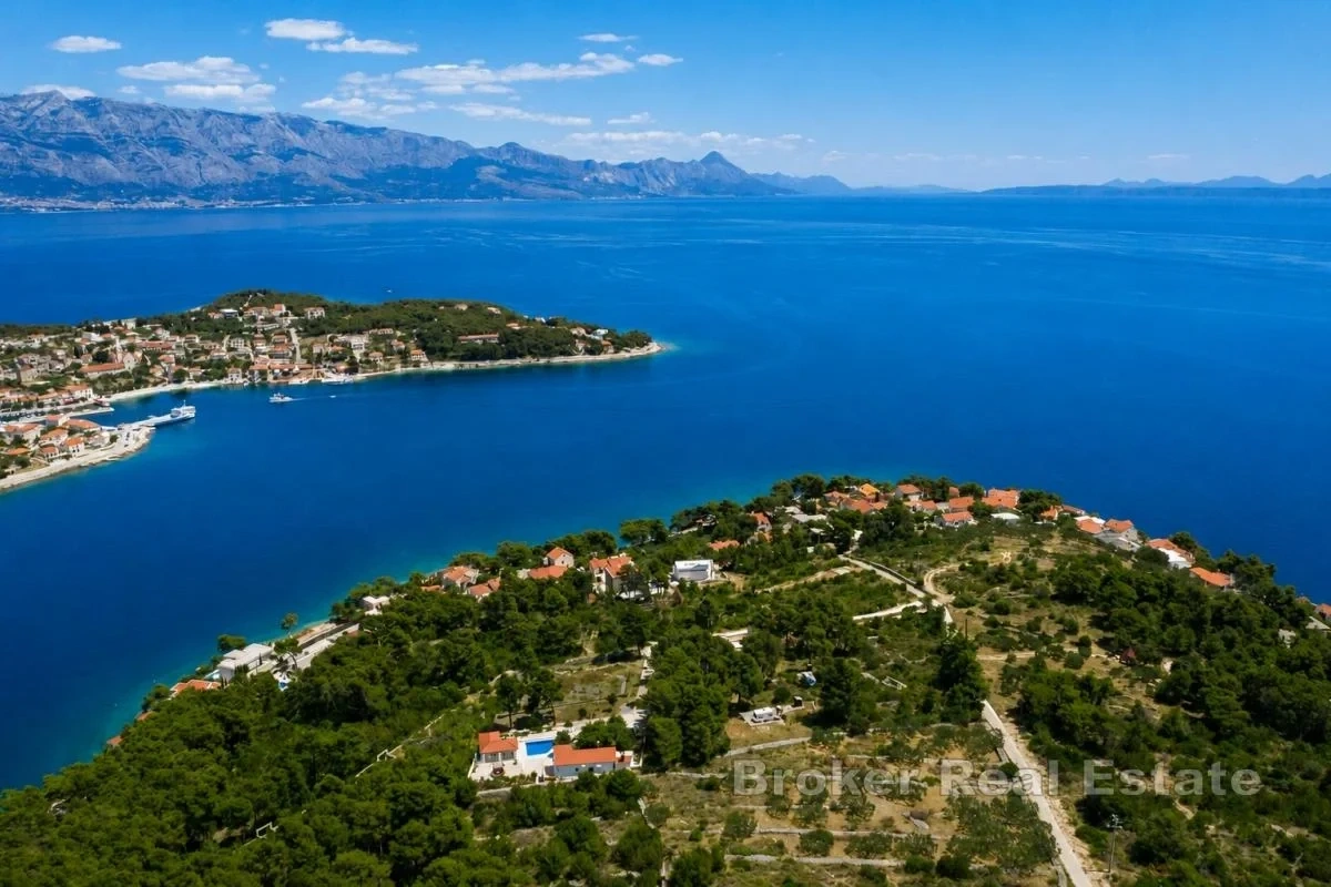 2 - venda terreno vista de mar brač split-dalmácia croácia