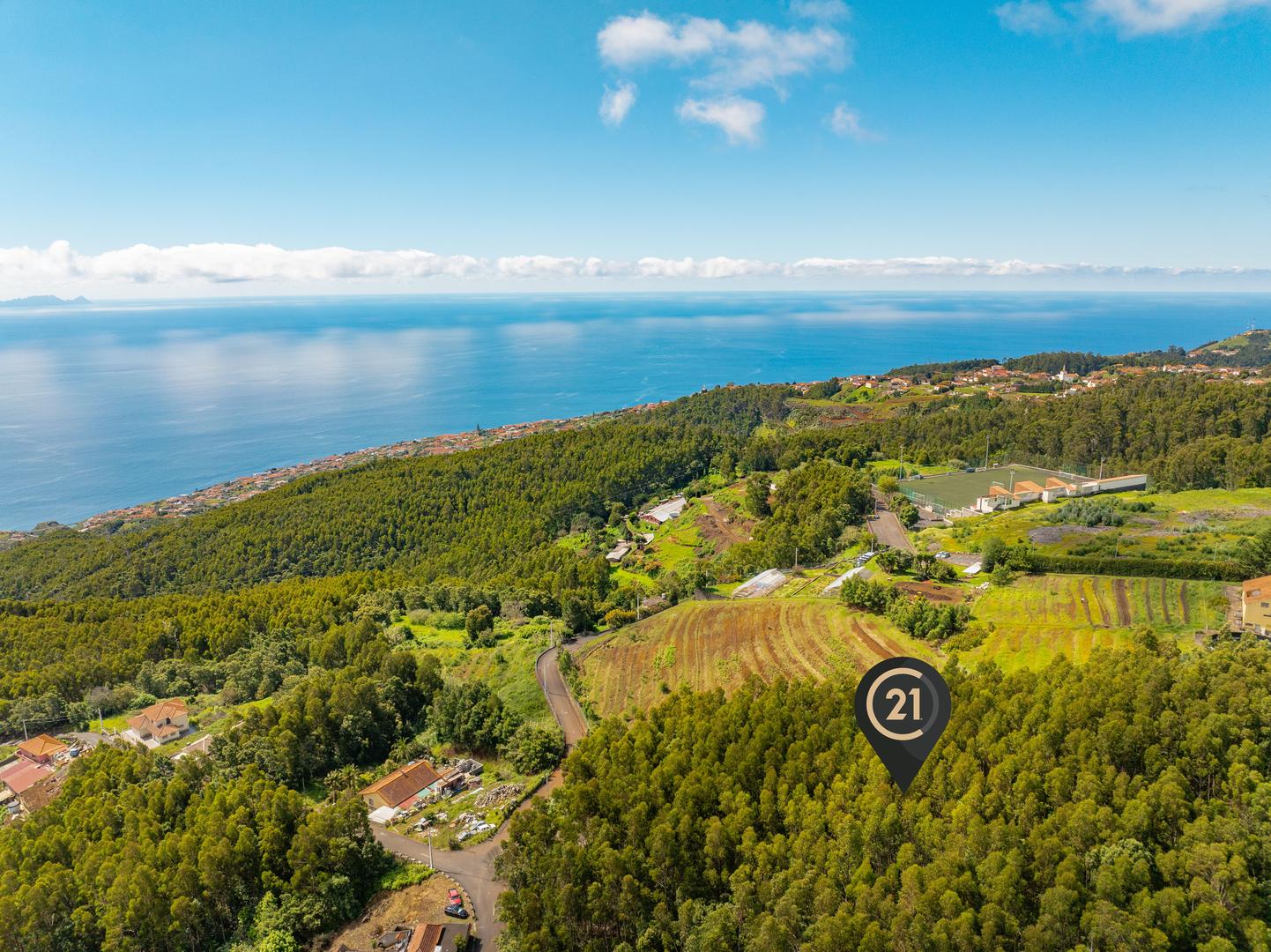 2 - venta terreno vista al mar gaula madeira portugal