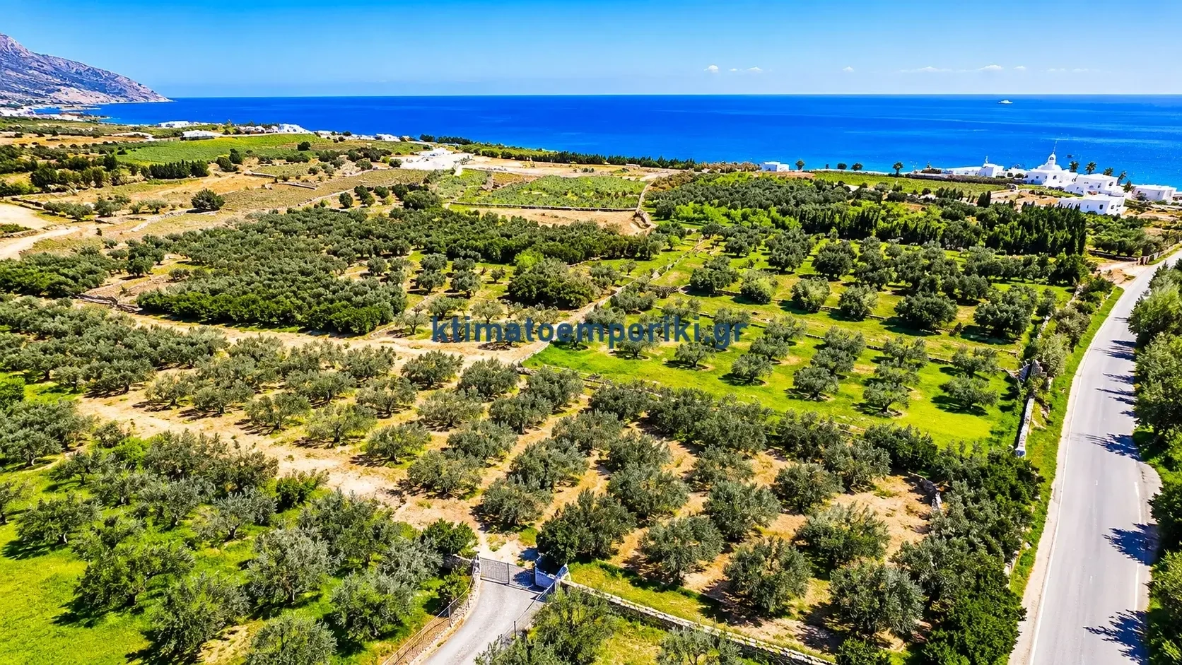 1 - sea view plot of land for sale in kíssamos crete greece