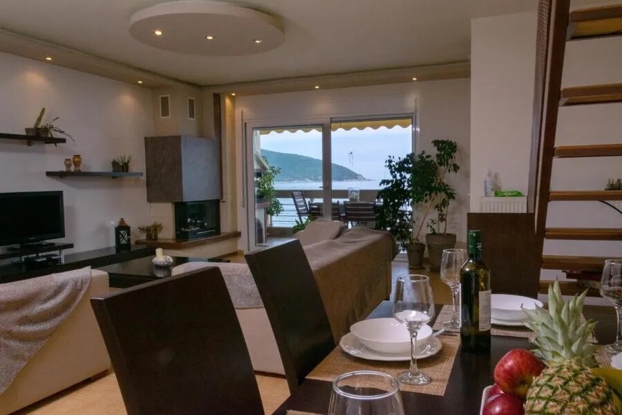 2 - waterfront apartment for sale in néa péramos east macedonia and thrace greece