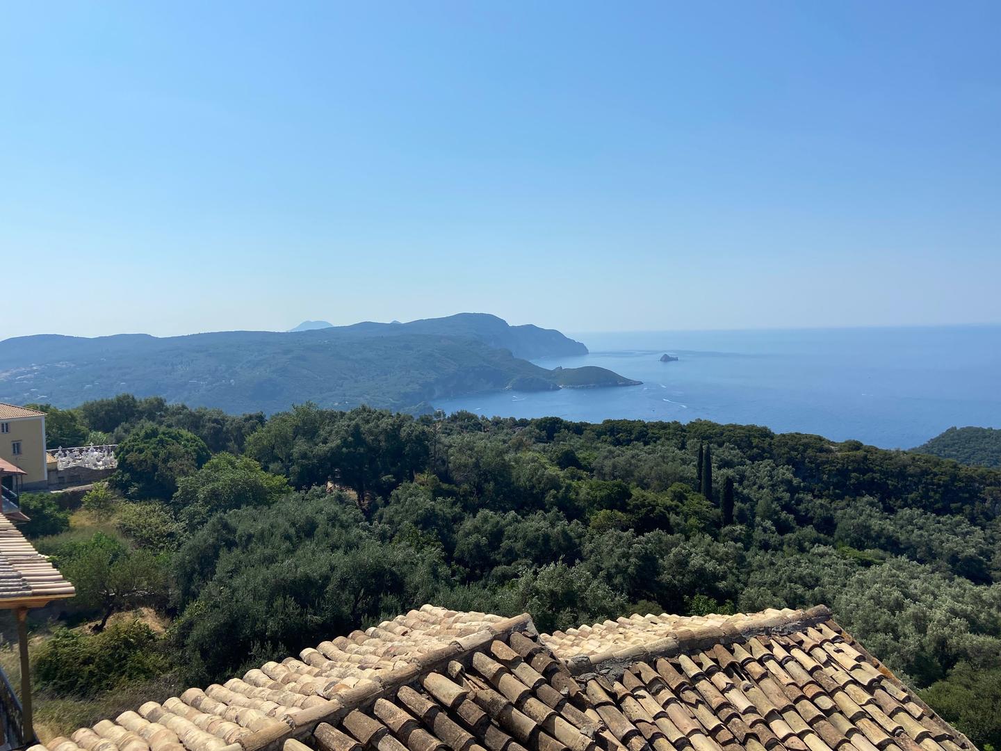 1 - sea view house for sale in lákones ionian islands greece