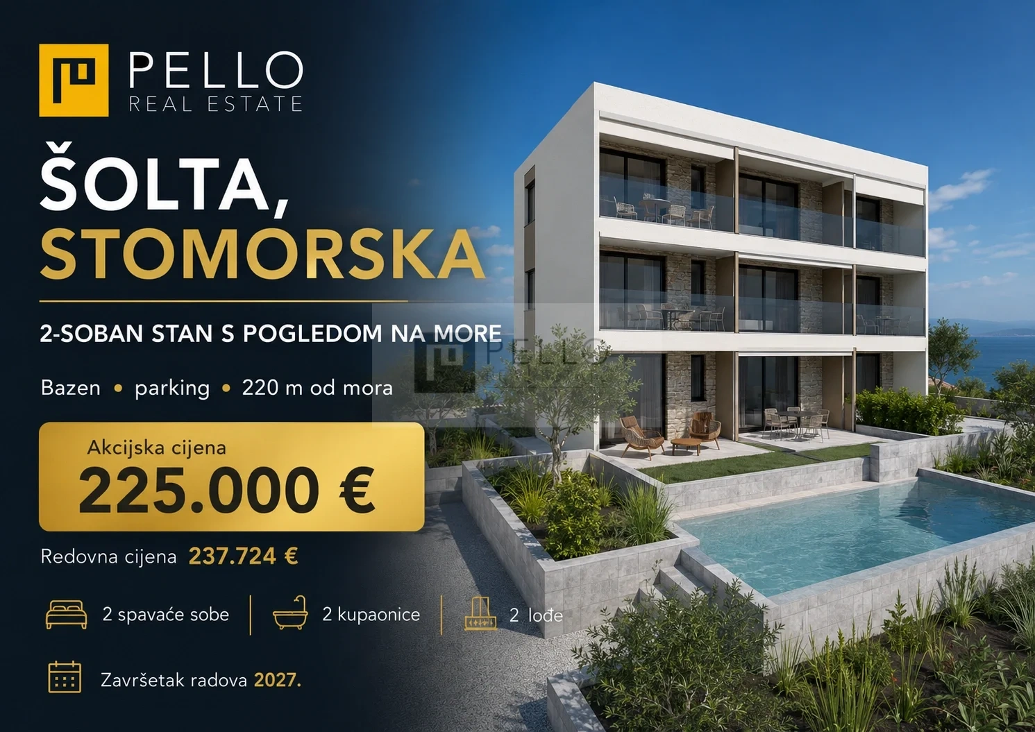 1 - vendita appartamento solta spalatino-dalmata croazia