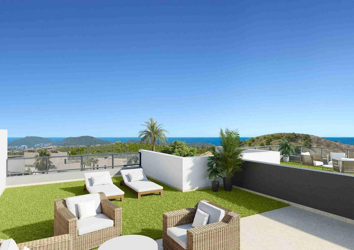 1 - продажа новый проект вид моря finestrat - costa blanca валенсия испания