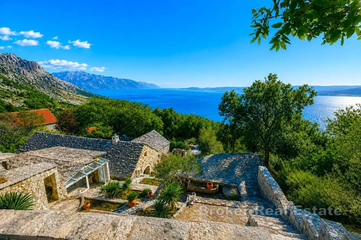 2 - vente maison vue mer omiš split-dalmatie croatie