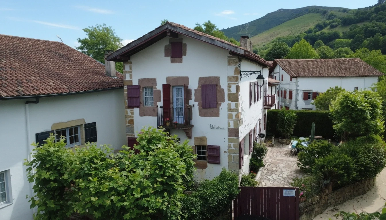 1 - verkoop huis ainhoa pyrénées-atlantiques - côte basque frankrijk