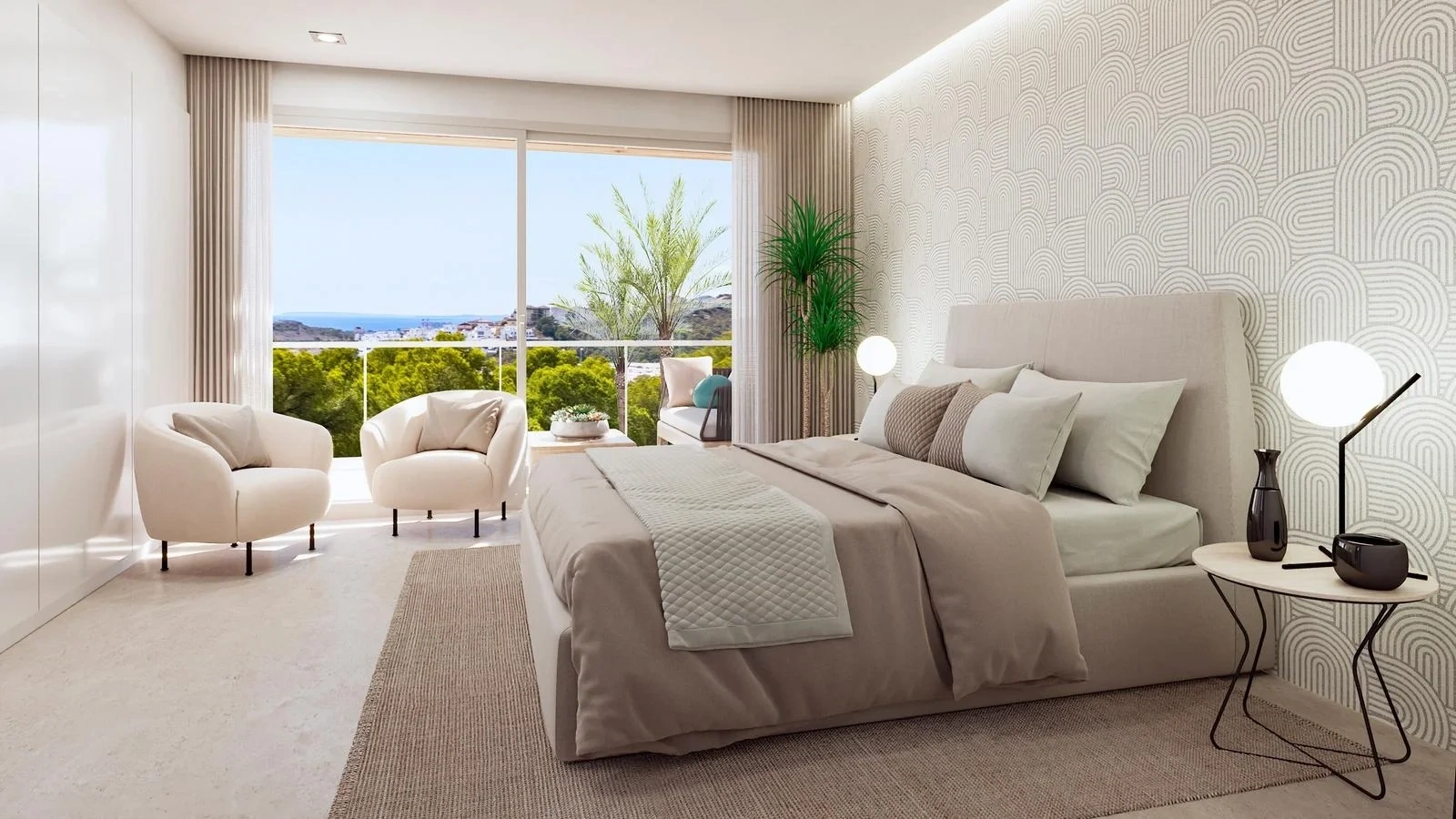 1 - продажа квартира вид моря finestrat - costa blanca валенсия испания