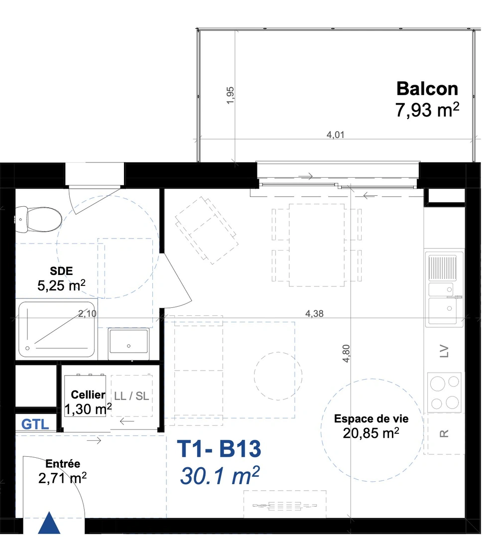 2 - vente appartement theix-noyalo morbihan - bretagne france
