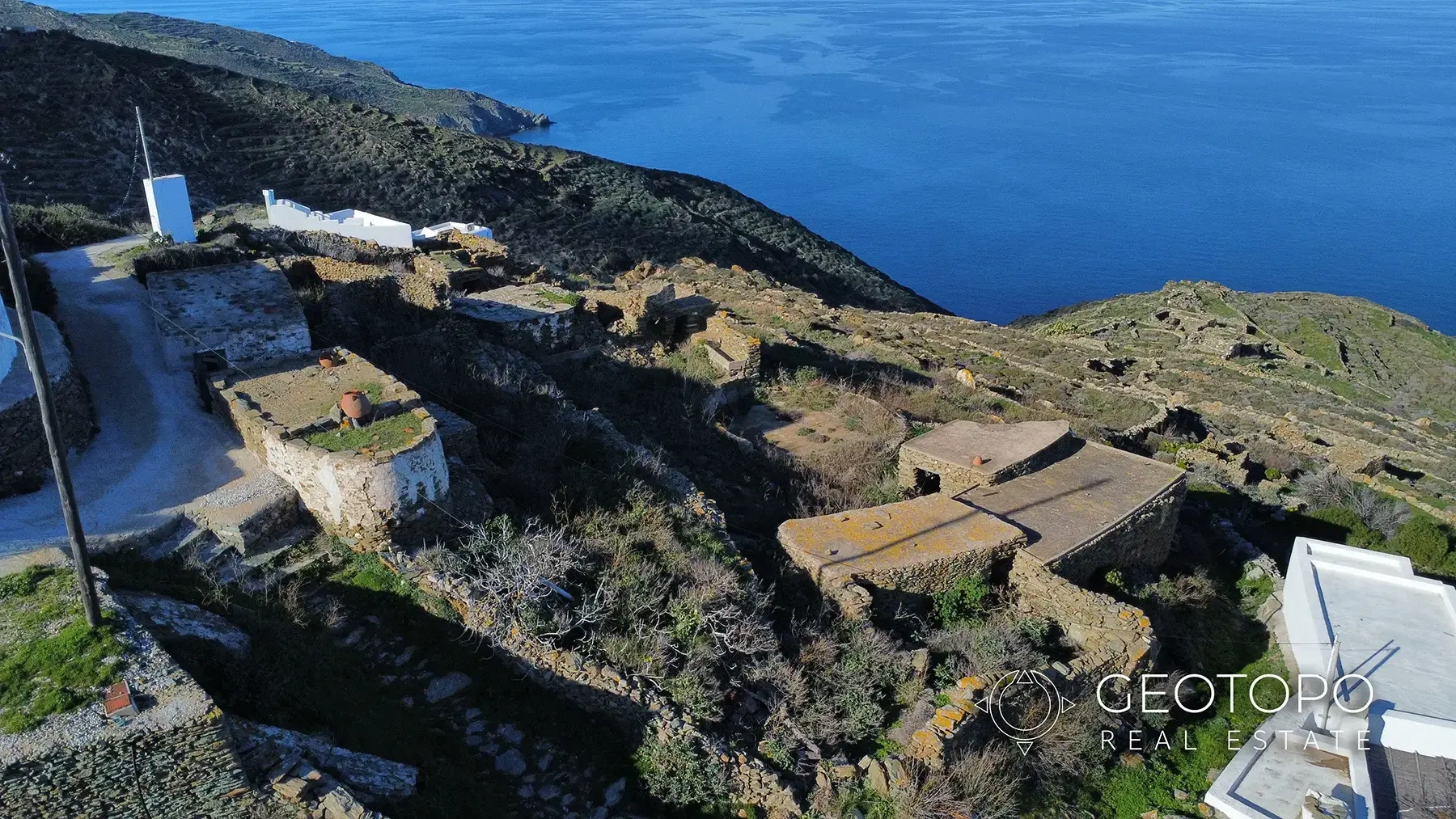 2 - sea view plot of land for sale in folegandros - cyclades south aegean greece