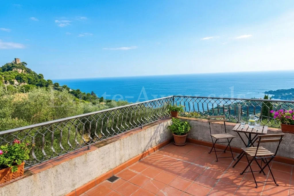 2 - sea view house for sale in grimaldi di ventimiglia liguria italy