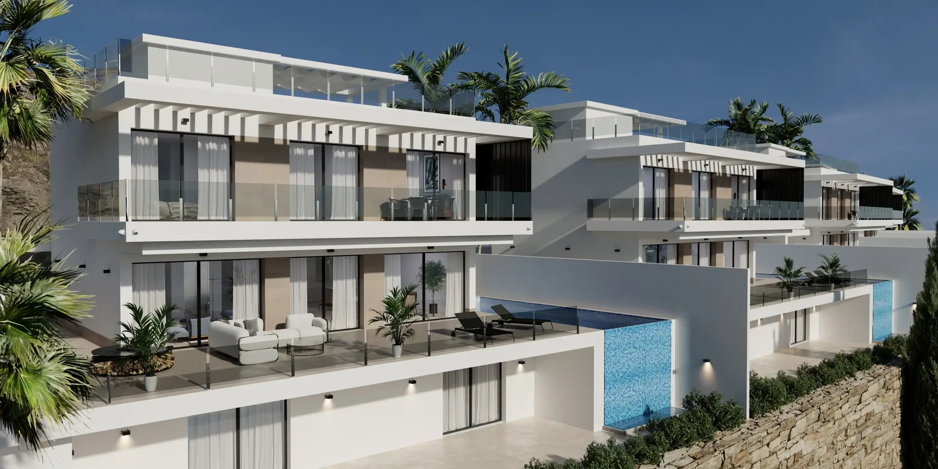 2 - vente villa vue mer finestrat - costa blanca communauté valencienne espagne