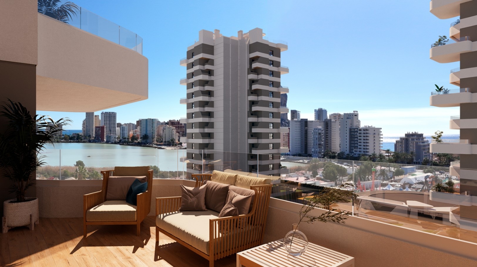 1 - verkauf wohnung meerblick calpe - costa blanca valencia spanien