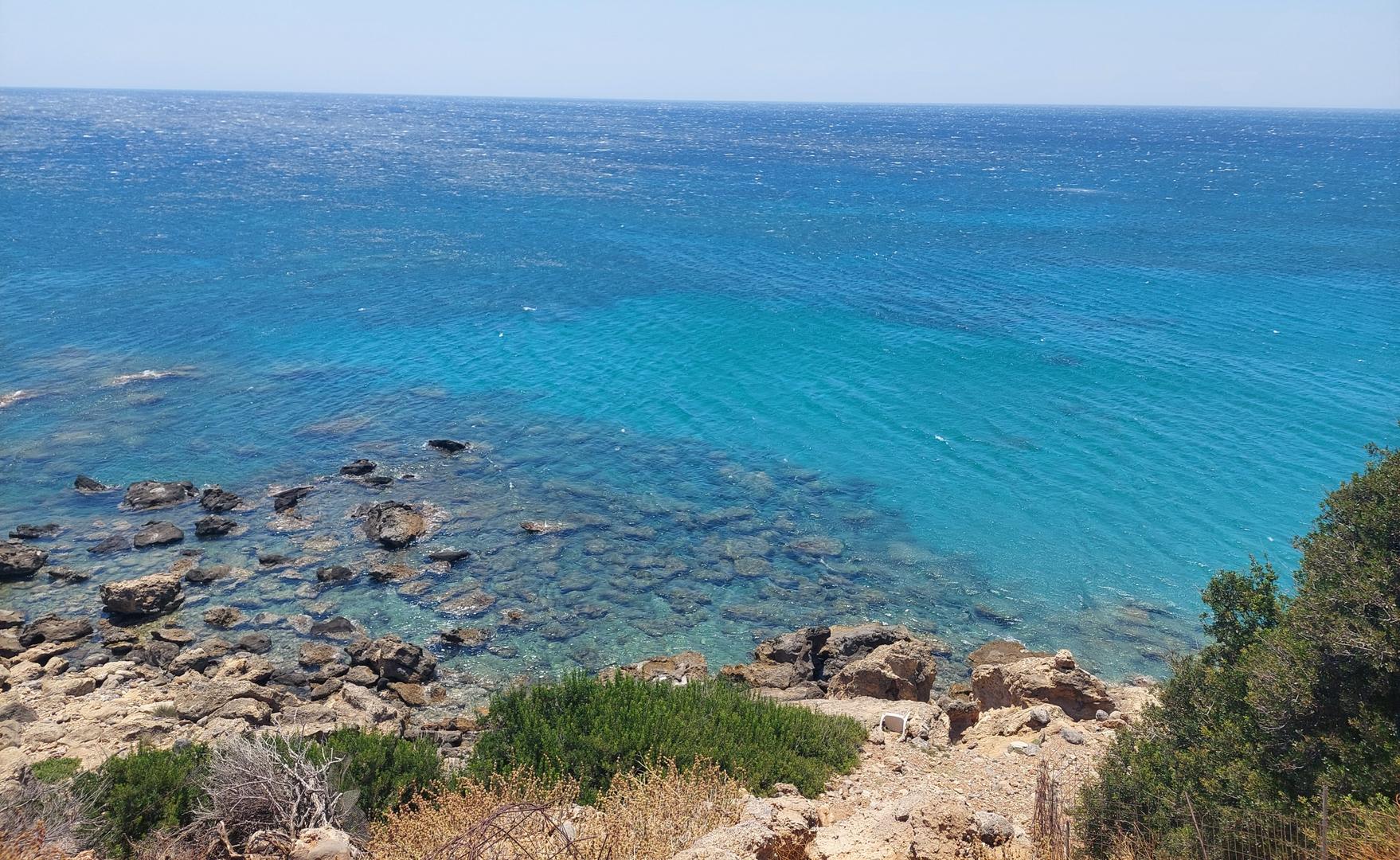 1 - vente terrain vue mer frangokástello crète grèce