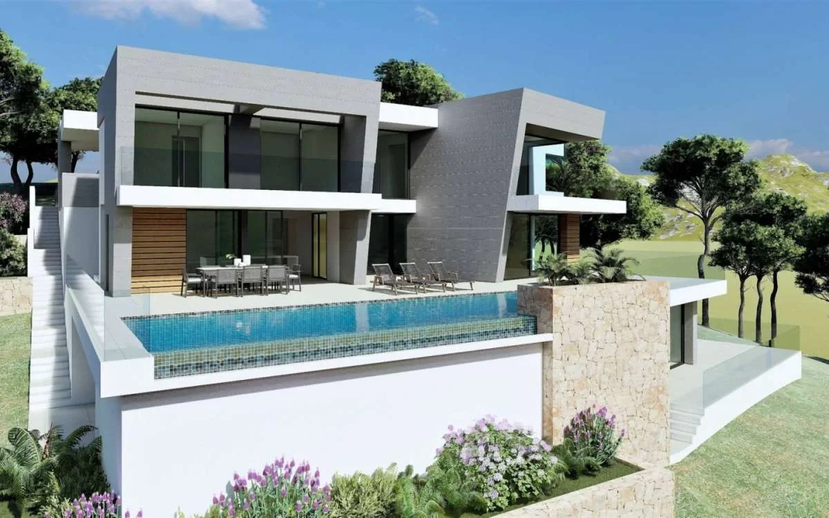 Haus meerblick mit Pool