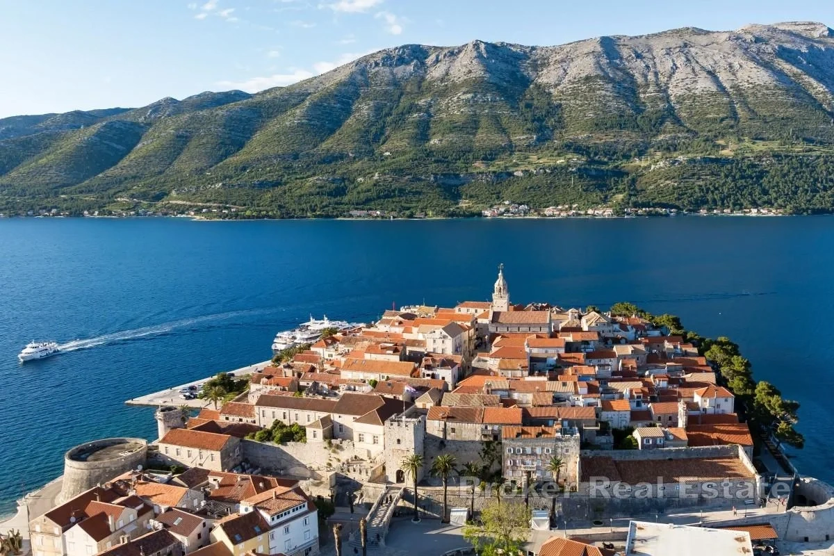1 - vente terrain vue mer korčula dubrovnik-neretva croatie