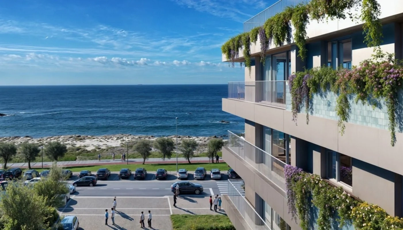 1 - vente appartement pieds dans l'eau vila nova de gaia région nord portugal