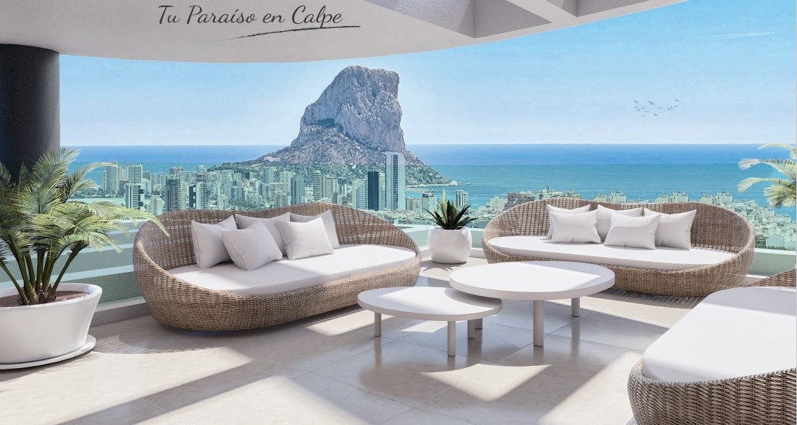 2 - venta apartamento vista al mar calpe - costa blanca comunidad valenciana españa