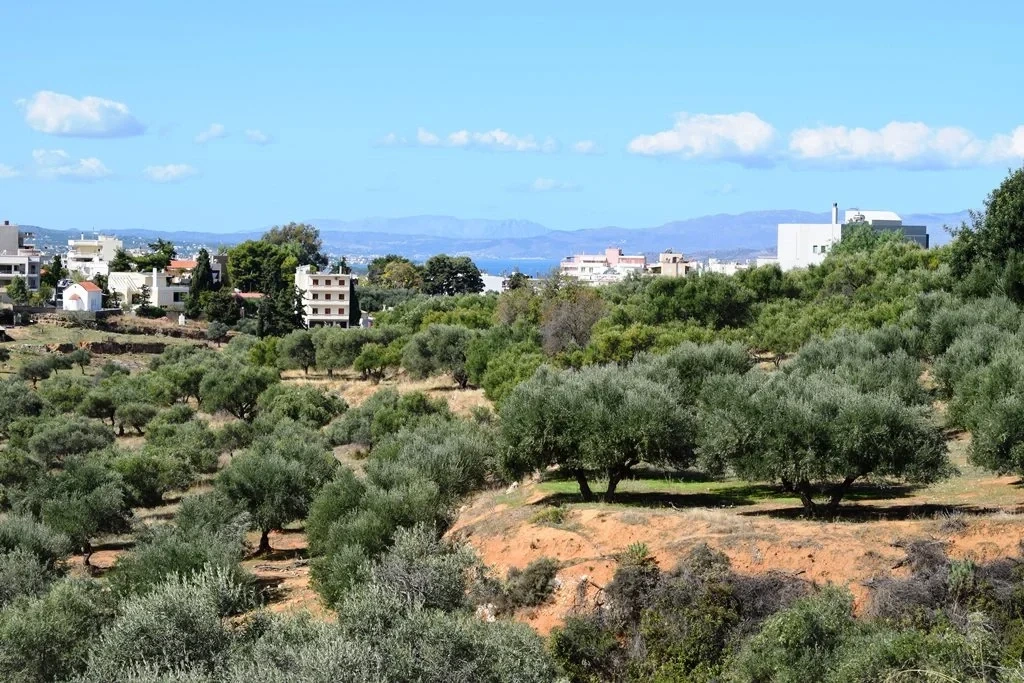 1 - продажа территория вид моря chania крит греция