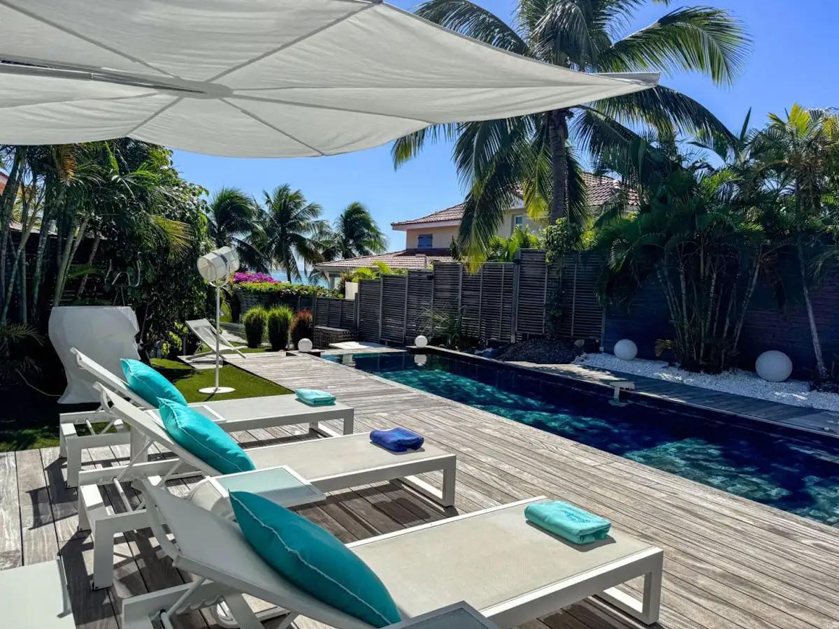 1 - waterfront villa for vacation rentals in le françois martinique - french antilles caribbean islands