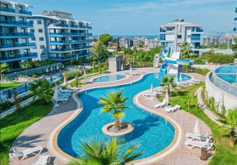 2 - vente appartement plage à pied alanya antalya turquie