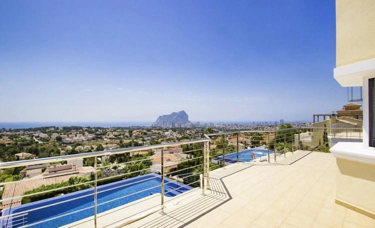 1 - venta casa vista al mar calpe - costa blanca comunidad valenciana españa