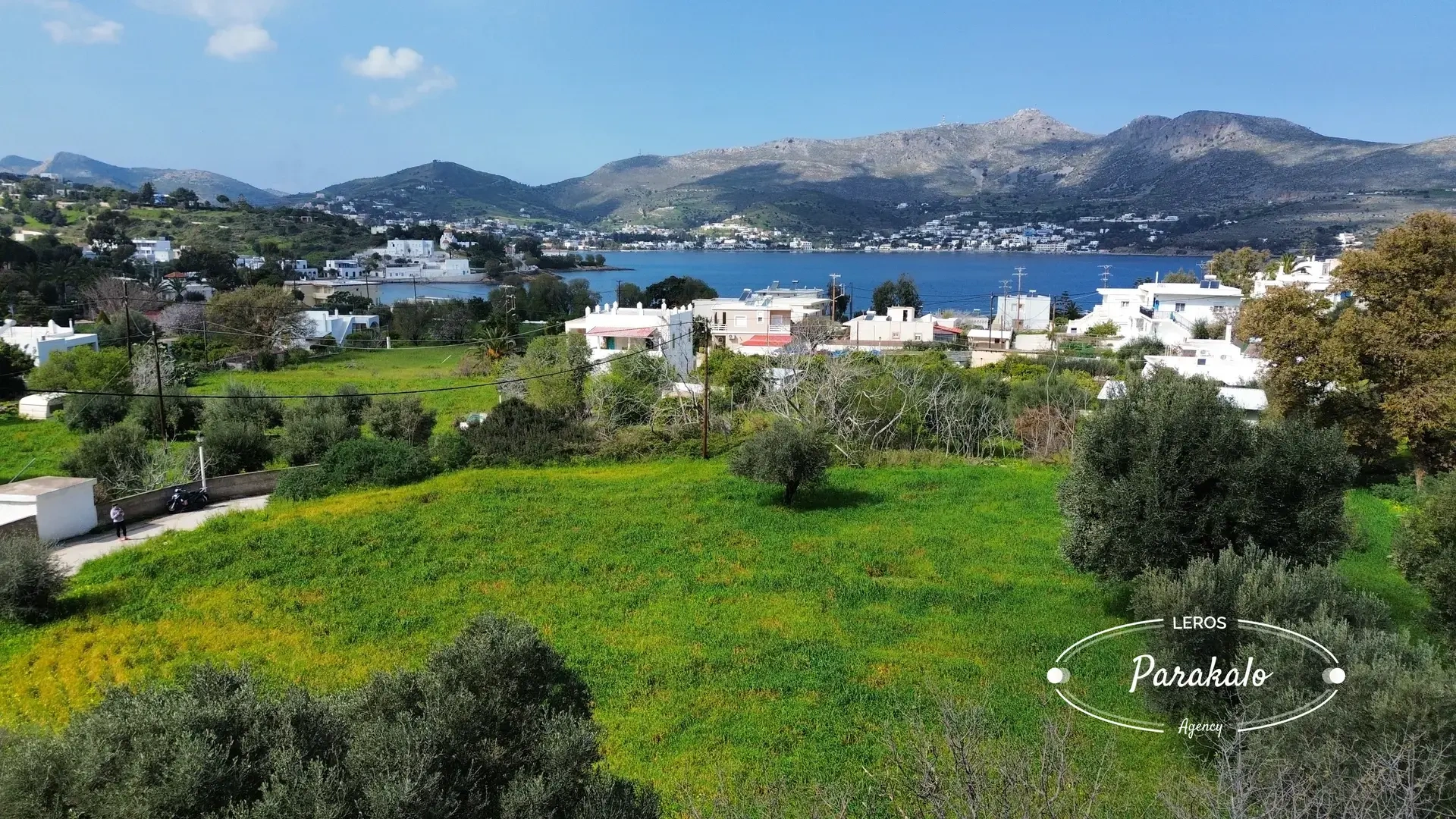 2 - verkoop terrein uitzicht op zee leros zuid-egeïsche eilanden griekenland