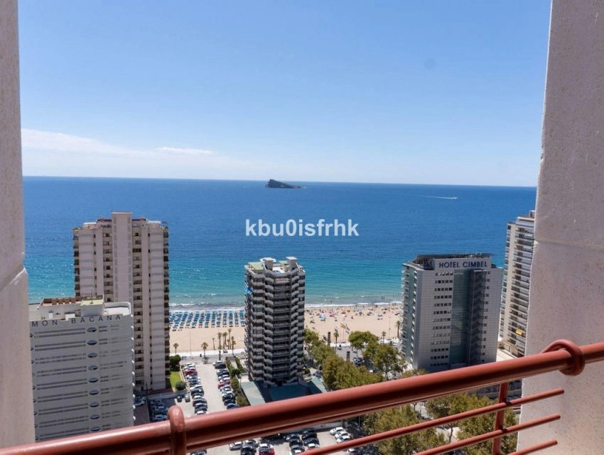 1 - vente appartement vue mer benidorm - costa blanca communauté valencienne espagne
