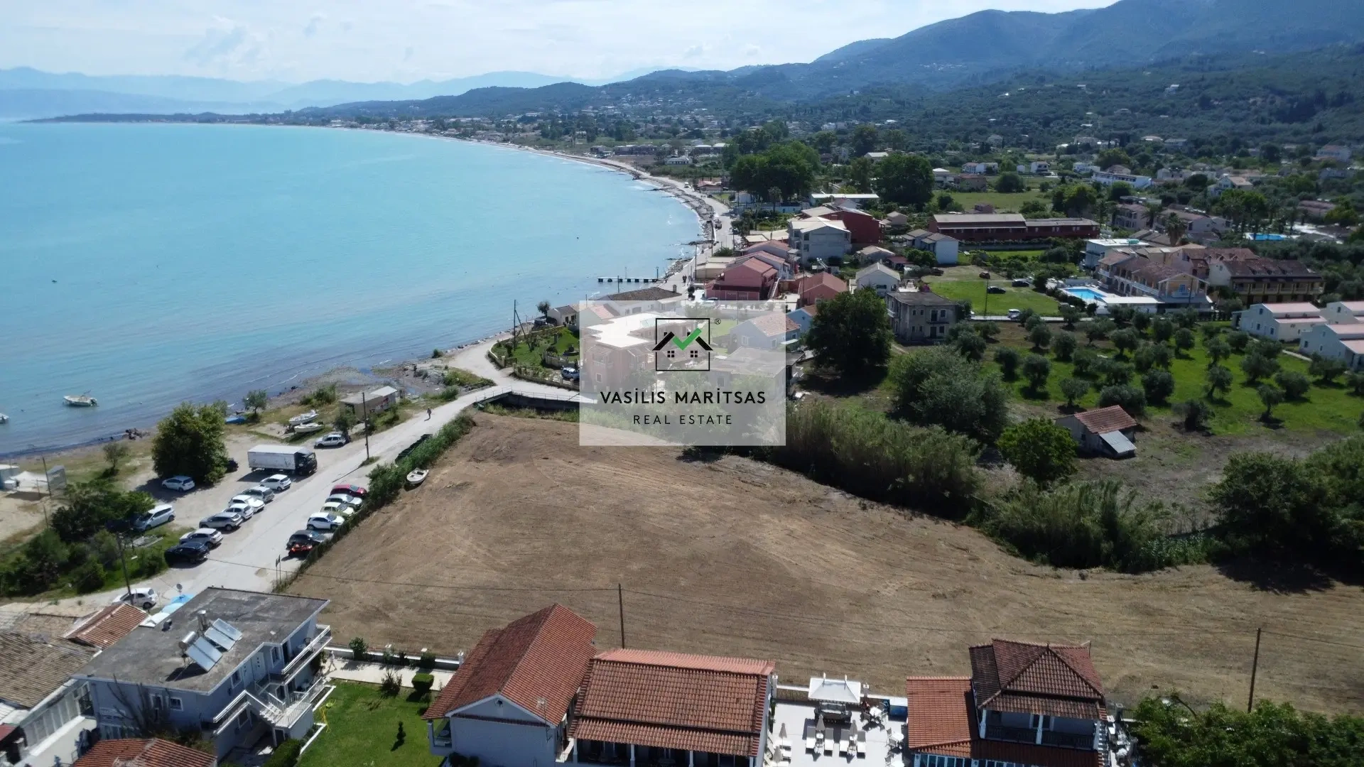 1 - vente terrain vue mer corfu îles ioniennes grèce