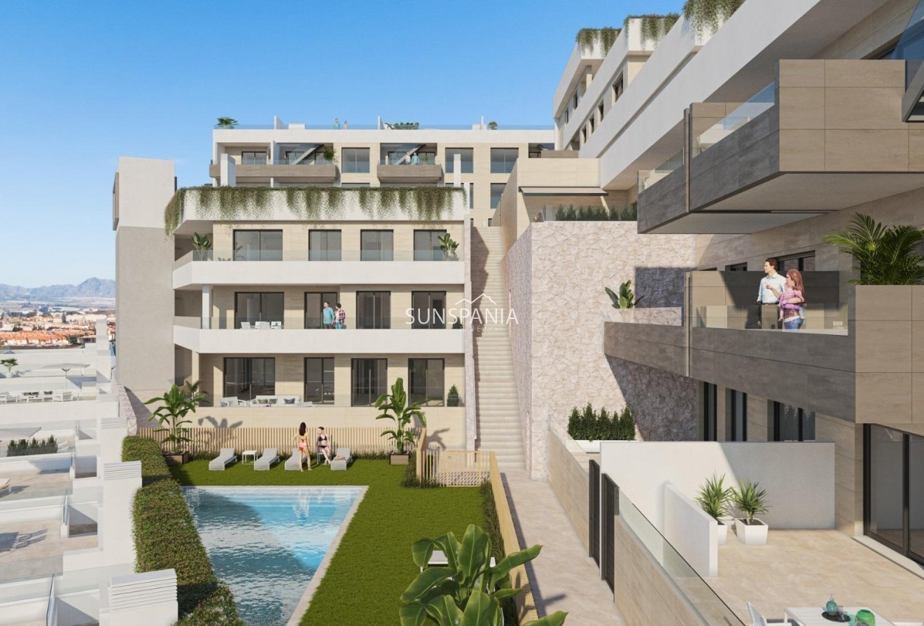 2 - vente appartement plage à pied aguilas région de murcie espagne
